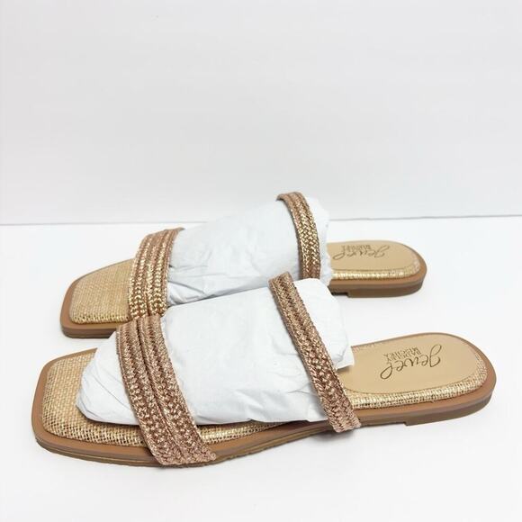 JEWEL BADGLEY MISCHKA HELENA SLIDE SANDAL WOMEN SIZE 9.5 BRAND NEW WITH BOX - Picture 4 of 9